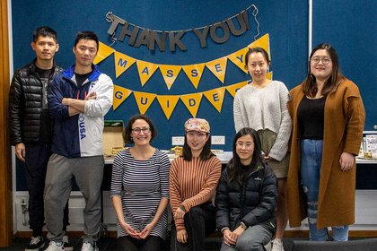 Massey Guides at the Auckland campus