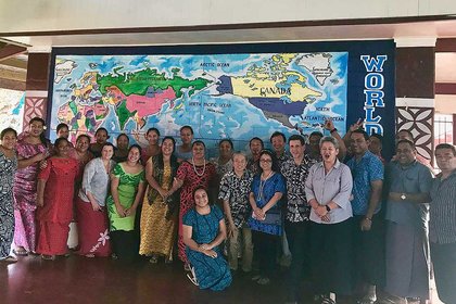 Talanoa participants in Samoa 2017.