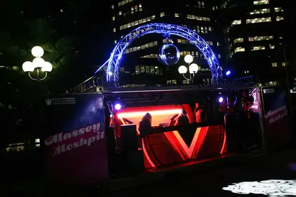 Massey MoshPit sound and light show at LUX - image1