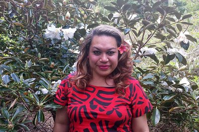 Angie Enoka at a Massey pacific retreat.