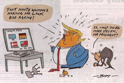 Trump cartoon