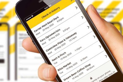 The Ministry of Health's COVID-19 contact tracing app.