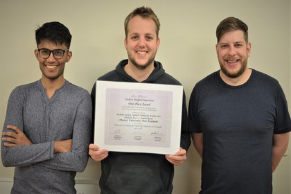 Massey undergraduate team wins international robotics design competition - image1