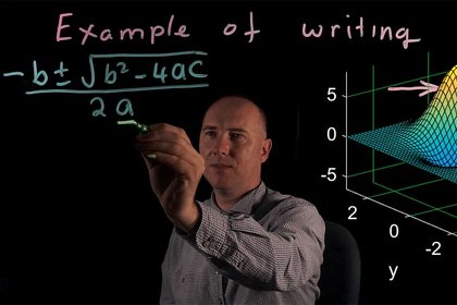 Students recreate face-to-face feeling with an online lightboard teaching system  - image1