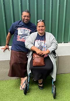 Wayne SHUM KUEN IP and wife Laury