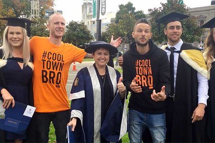 Jono and Ben return to Massey for #CoolTownBro - image1