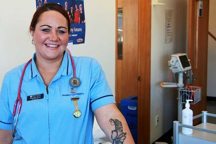 Bachelor of Nursing student Rachelle Time