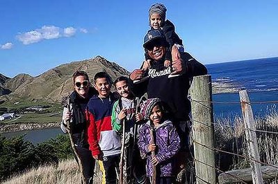 Rachelle Time and her family