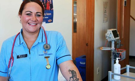 Bachelor of Nursing student Rachelle Time