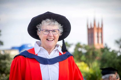 Pioneering ex-mayor awarded honorary doctorate - image1