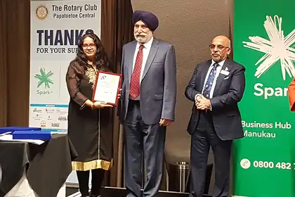 Fin-Ed Centre director recognised by Indian community - image1