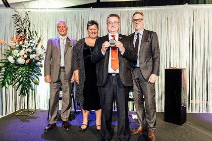 War historian honoured with museum medal - image1