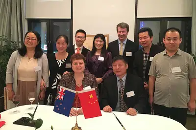 Massey delegation visits China's leading universities - image2