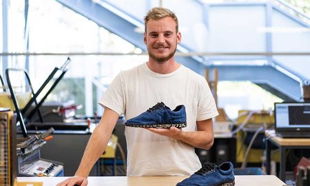 Rik Olthuis with his Voronoi Runners