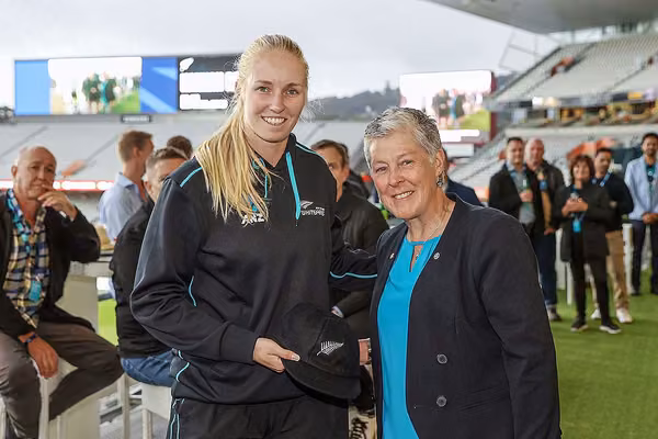 Hannah Rowe being capped