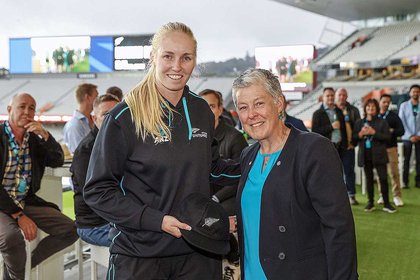 Hannah Rowe being capped