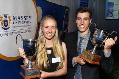 Hannah Rowe and Hamish Kerr at the Blues Awards in 2015