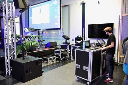 Ryan Prebble, who was the sound engineer for the event.