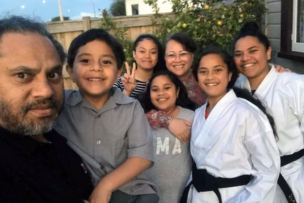 Analena Siu and family