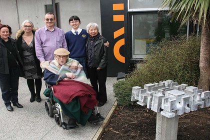 Veteran artist gifts sculpture to campus - image1