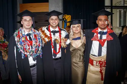 A gifted korowai and family from Australia among highlights for graduates - image1