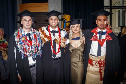 A gifted korowai and family from Australia among highlights for graduates - image1