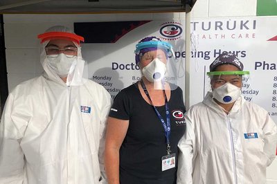 Community healthcare workers at Turaki healthcare in Māngere