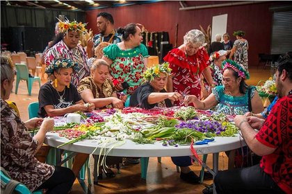 1.The Pacifica Mamas at last year’s Fono, photo by Raymond Sagapolutele