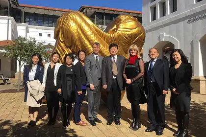 China’s number one university visits Massey - image1