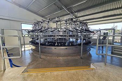 Research supplementary rotary at Dairy 4 Farm