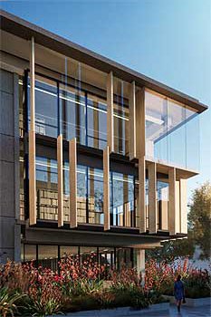 A concept design of the refurbished Manawatū library.