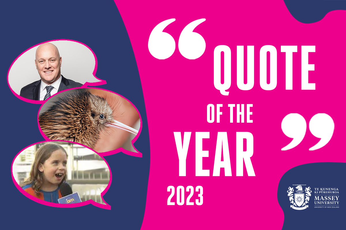 Nominations open for Quote of the Year - Massey University - Vimarsana News